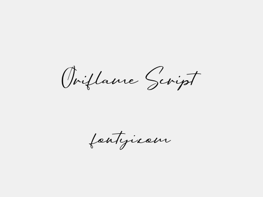 Oriflame Script