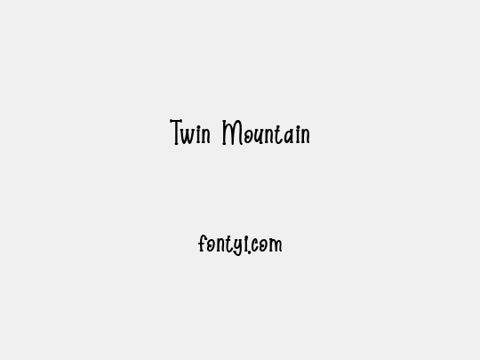 Twin Mountain