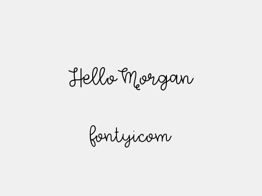 HelloMorgan