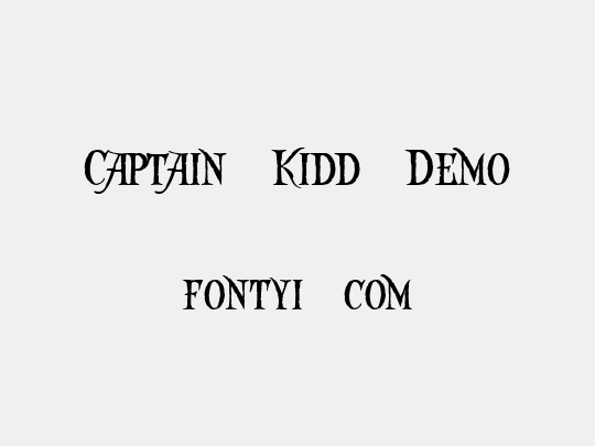 Captain Kidd Demo