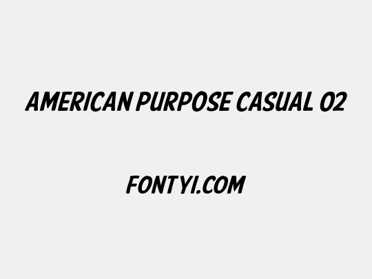 American Purpose Casual 02