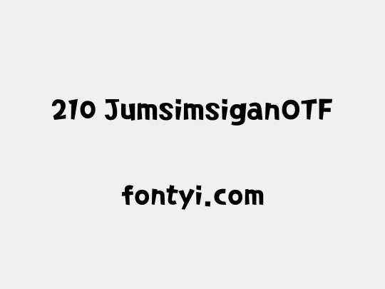 210 JumsimsiganOTF