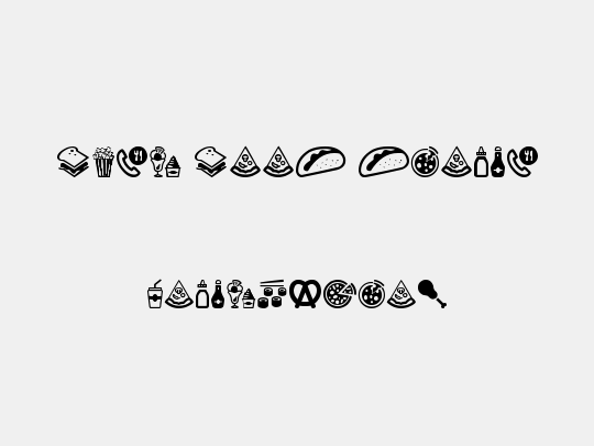 Fast Food Icons