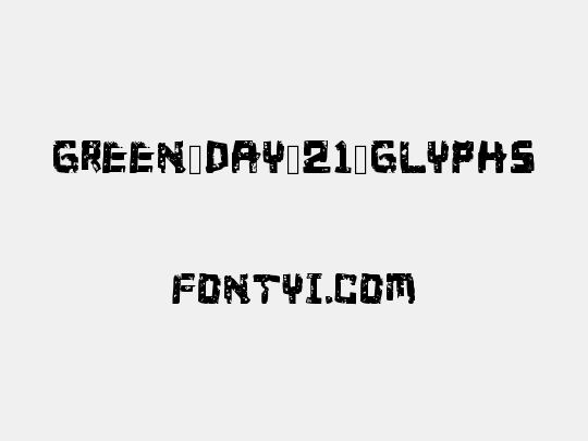 Green_Day_21_Glyphs