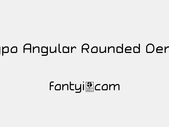 Typo Angular Rounded Demo