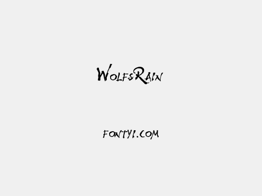 WolfsRain