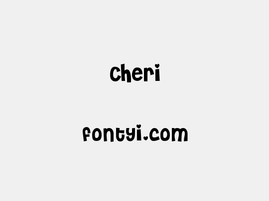 Cheri