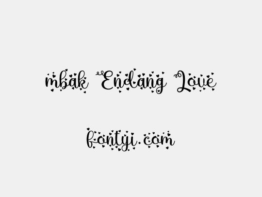 mbak Endang Love