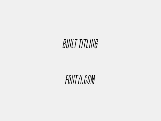 Built Titling