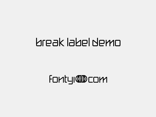 break label DEMO