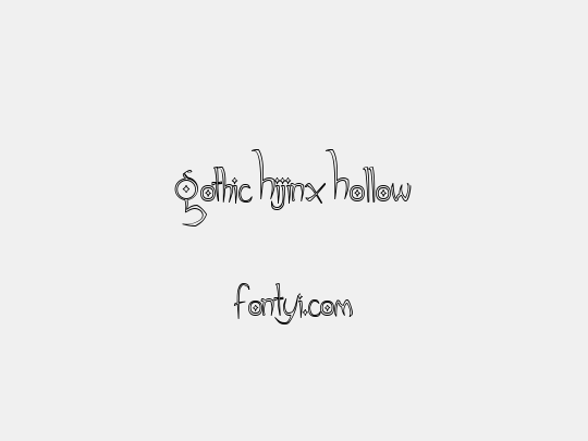 Gothic Hijinx Hollow