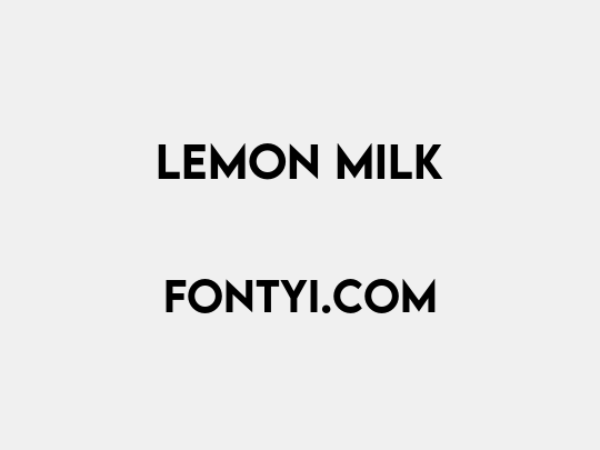 LEMON MILK