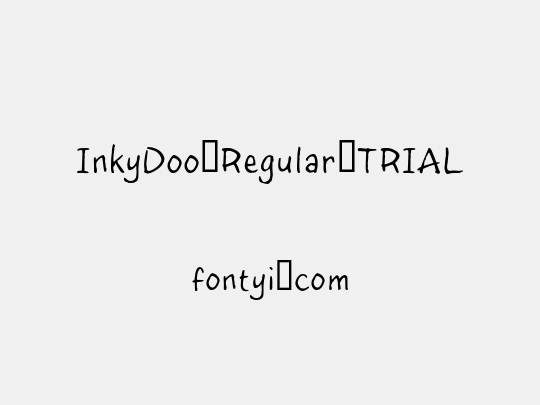 InkyDoo_Regular_TRIAL