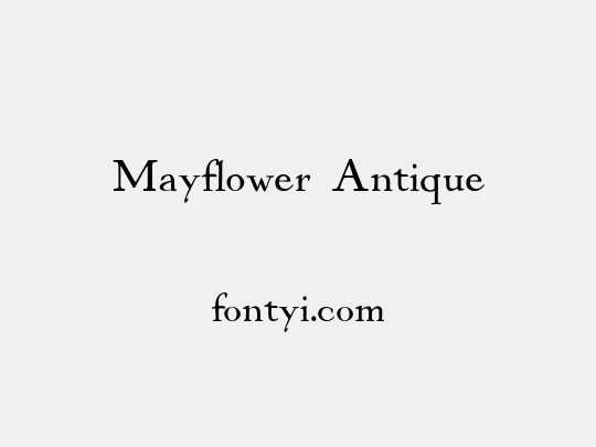 Mayflower Antique