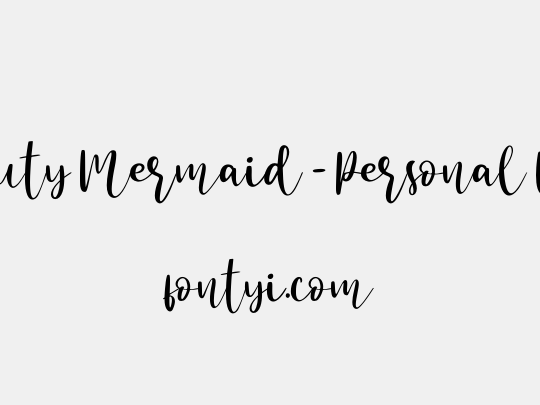 Beauty Mermaid - Personal Use
