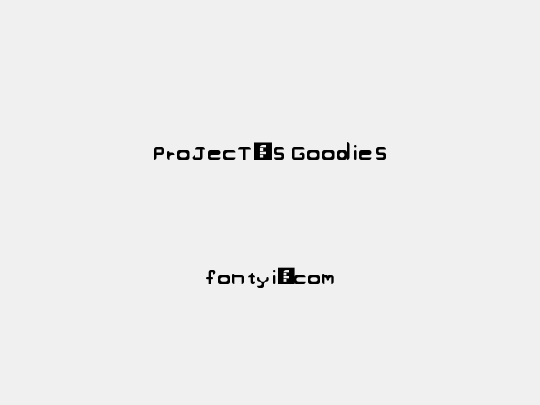ProJecT's Goodies