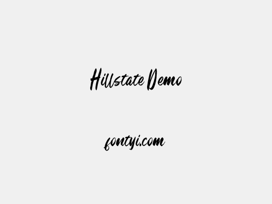 Hillstate Demo