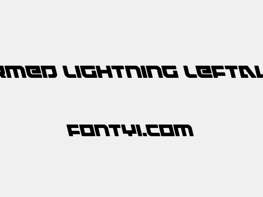Armed Lightning Leftalic