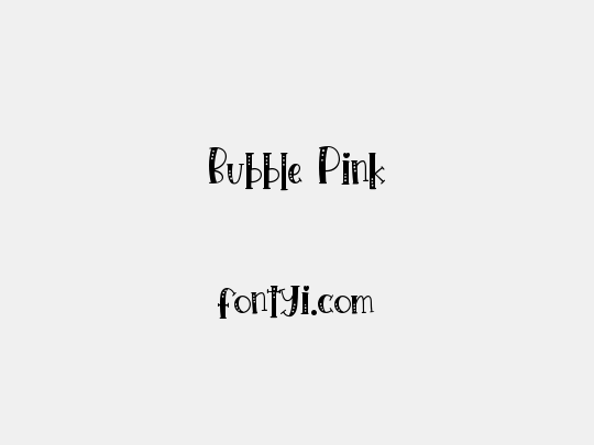 Bubble Pink