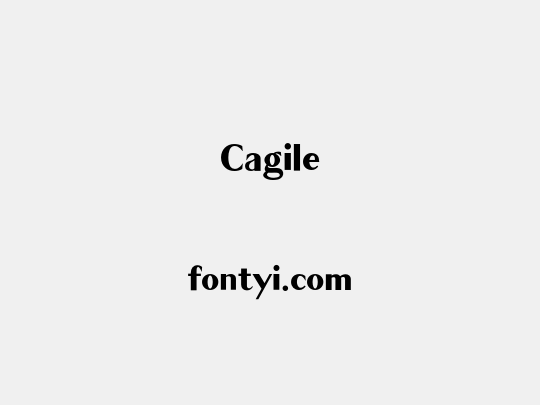 Cagile