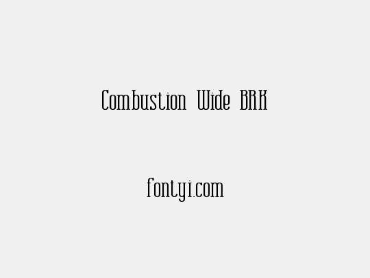 Combustion Wide BRK