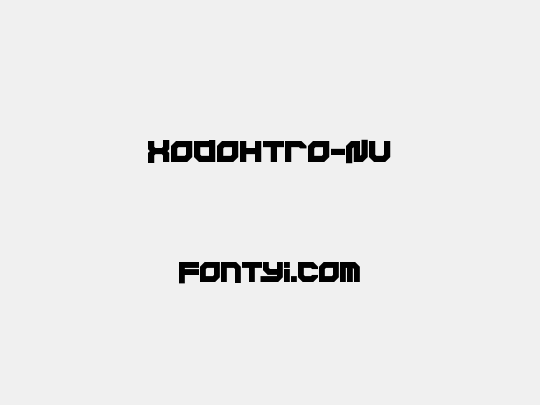 Xodohtro-Nu