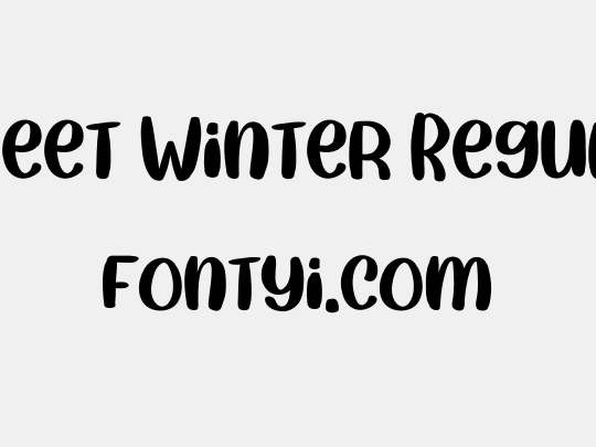 Sweet Winter Regular