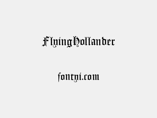 FlyingHollander