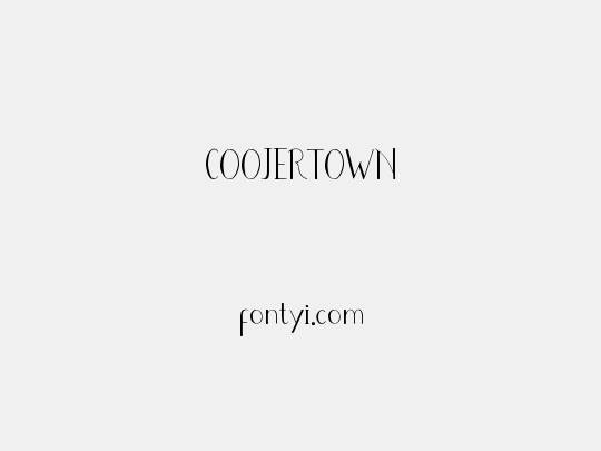 COOJERTOWN