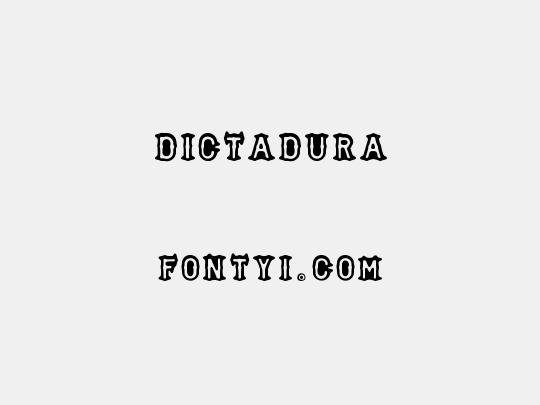 DICTADURA
