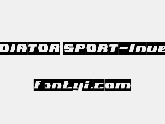 GLADIATOR SPORT-Inverse