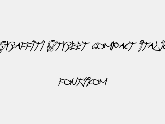 Graffiti Street Compact Italic