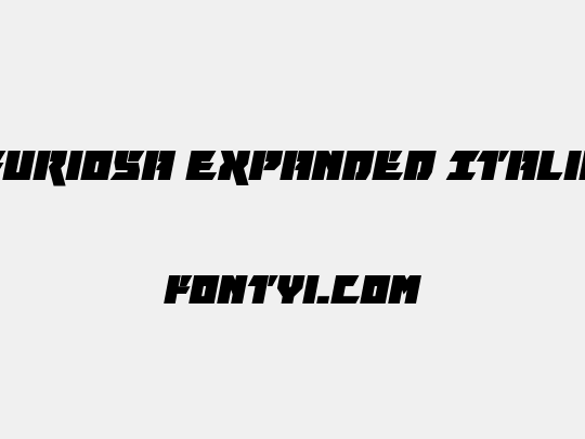 Furiosa Expanded Italic