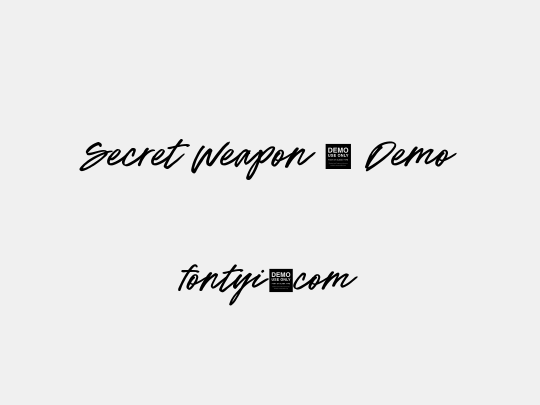 Secret Weapon - Demo