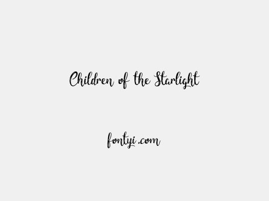 Children of the Starlight