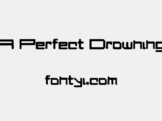 A Perfect Drowning