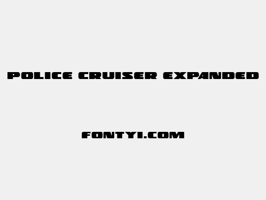 Police Cruiser Expanded