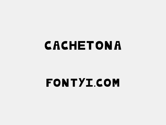 cachetona