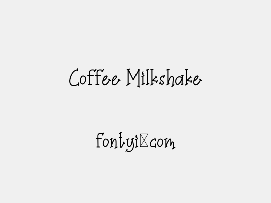 Coffee Milkshake