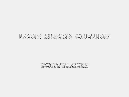 Land Shark Outline