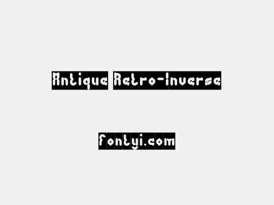 Antique Retro-Inverse
