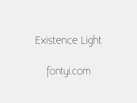 Existence Light