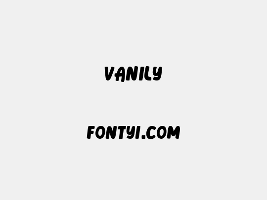 Vanily