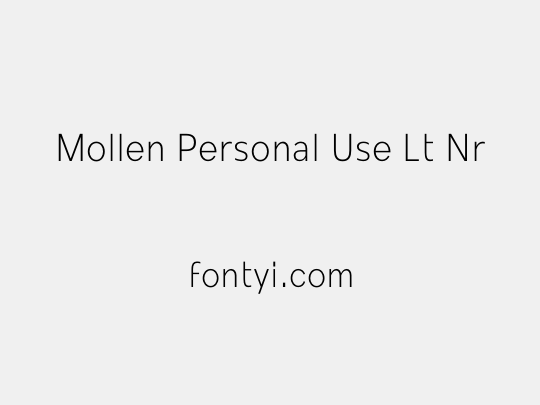 Mollen Personal Use Lt Nr