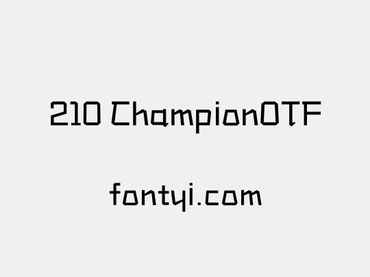 210 ChampionOTF