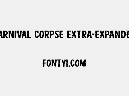 Carnival Corpse Extra-Expanded
