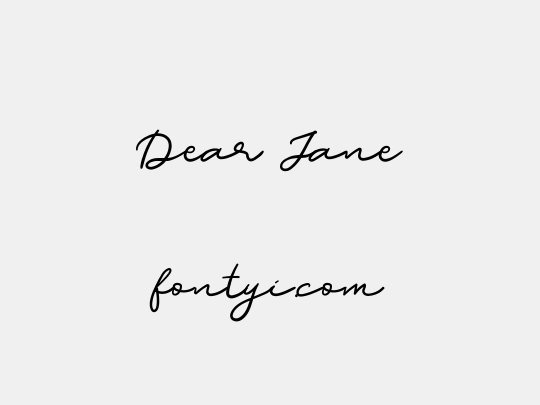 Dear Jane