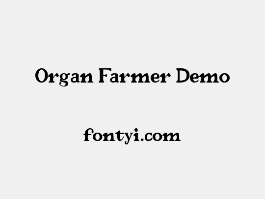 Organ Farmer Demo