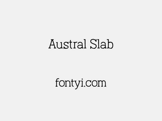 Austral Slab