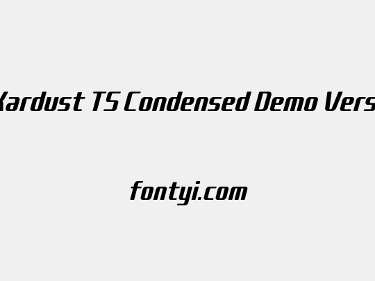 Kardust TS Condensed Demo Versi